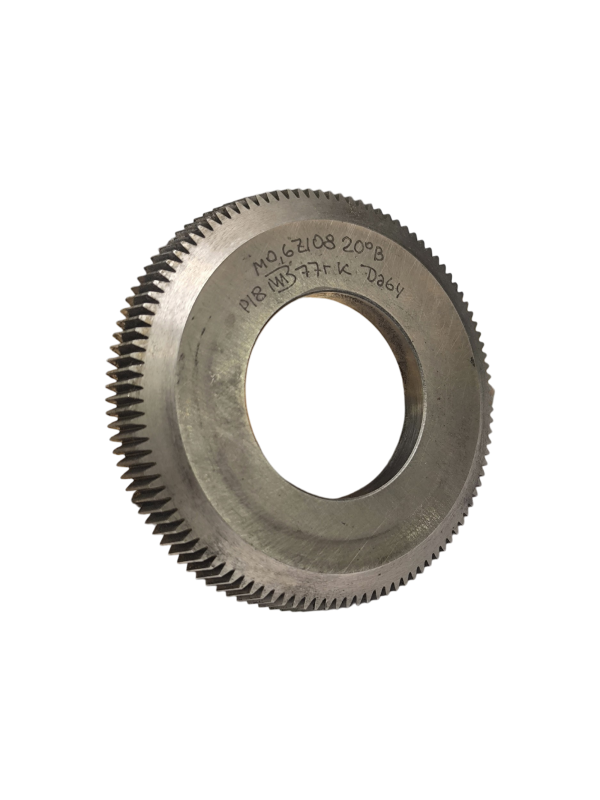 Долбяк дисковый М 0,6 z=108 20гр кл.В Р18