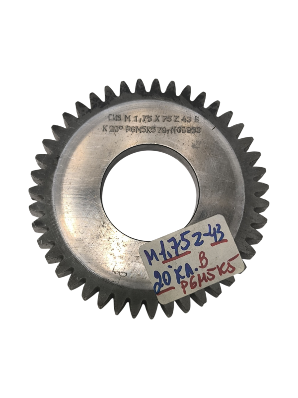 Долбяк дисковый М 1,75 z=43 кл.В 20гр Р6М5К5