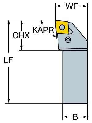 Державка PCLNR 3232 P19 Sandvik