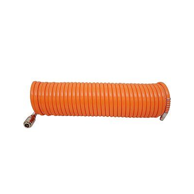 Шланг спиральный оранжевый полиамид 8х10мм 10м