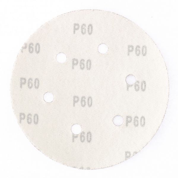 Круг абразивный на ворсовой подложке (6 отверстий) 150мм Р500 5шт