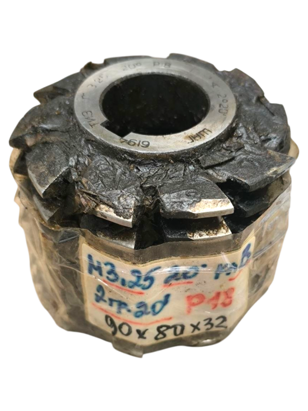 Фреза червячная М 3,25 20гр кл.В 2гр20 90х80х32 Р18 шаг 6194