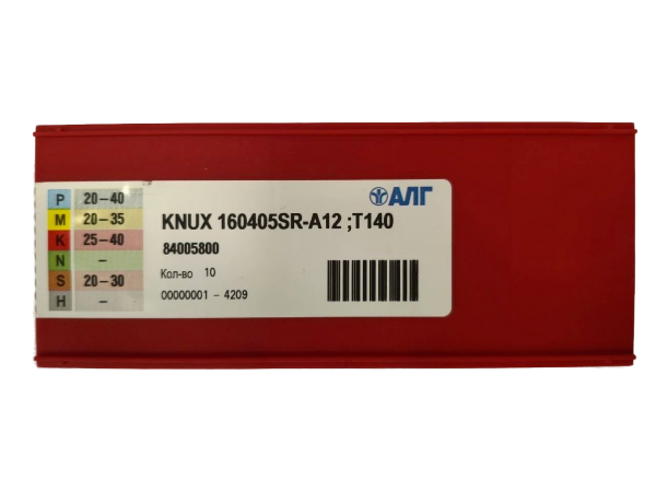 KNUX 160405SR-A12 T140 Пластина для точения (P,M,K,S)