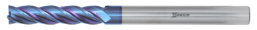 Фреза конц. ц/х Ф 8 z=4 HRC 65, Nano Blue, удл. 8х25х75 Rodmix