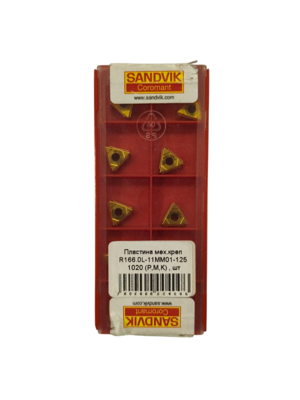 R166.0L-11MM01-125 1020 пластина резьбовая Sandvik (P,M,K)