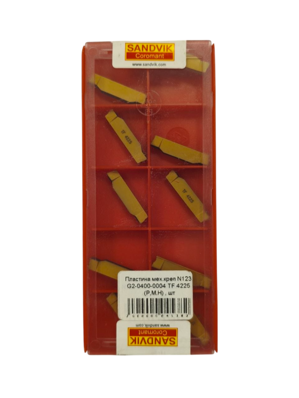 N123 G2-0400-0004 ТF 4225 Пластина отрезная и канавочная Sandvik (P,M,H)