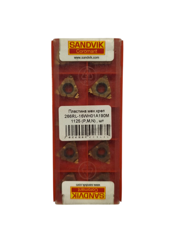 266RL-16WH01A190M 1125 пластина резьбовая Sandvik (P,M,N)