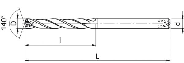 Сверло ц/х Ф14,1 ADO-3D OSG