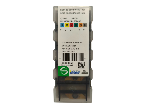SCIR 22-200NP05 IC1007 Пластина канавочная Iscar (P,M,K,S,H)