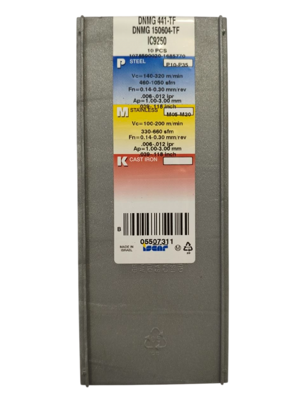DNMG 150604-TF IC9250 Пластина для точения Iscar (P,M)