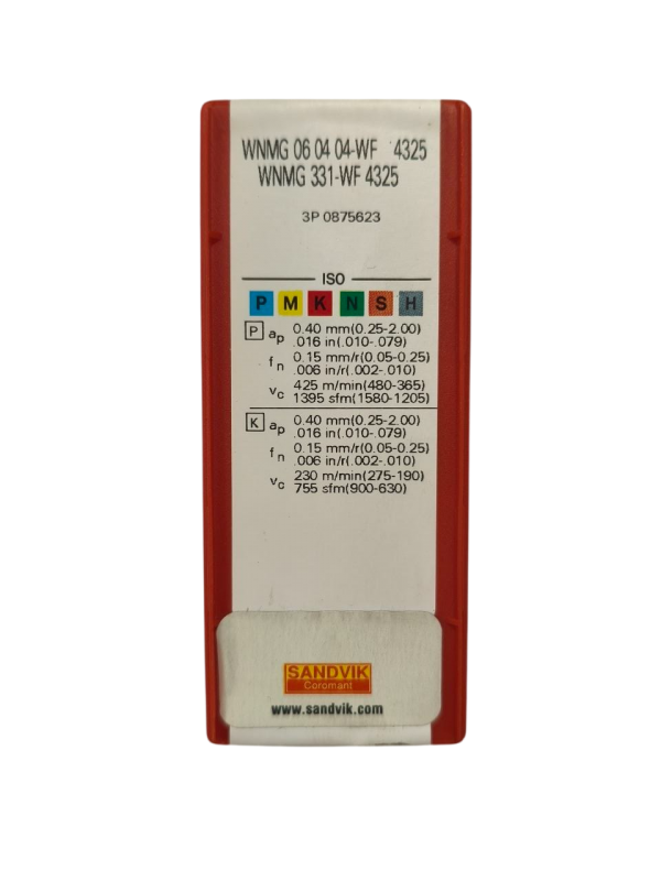 WNMG 060404-WF 4325 Пластина для точения Sandvik (P,K)