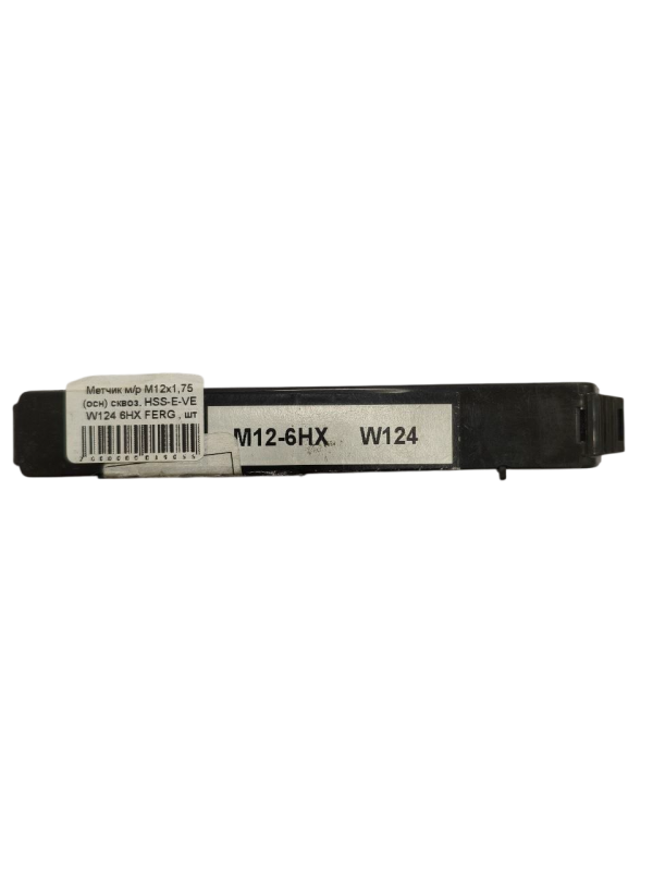 Метчик м/р М12х1,75 (осн) сквоз. HSS-E-VE W124 6HX FERG