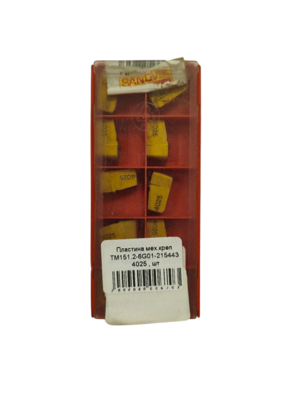 TM151.2-6G01-215443 4025 Пластина канавочная Sandvik (P,M,S)