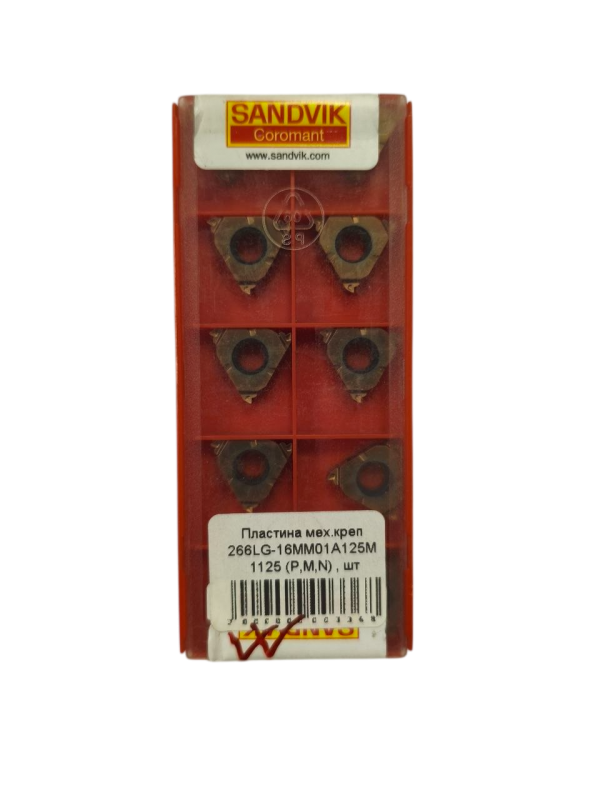 266LG-16MM01A125M 1125 пластина резьбовая Sandvik (P,M,N)