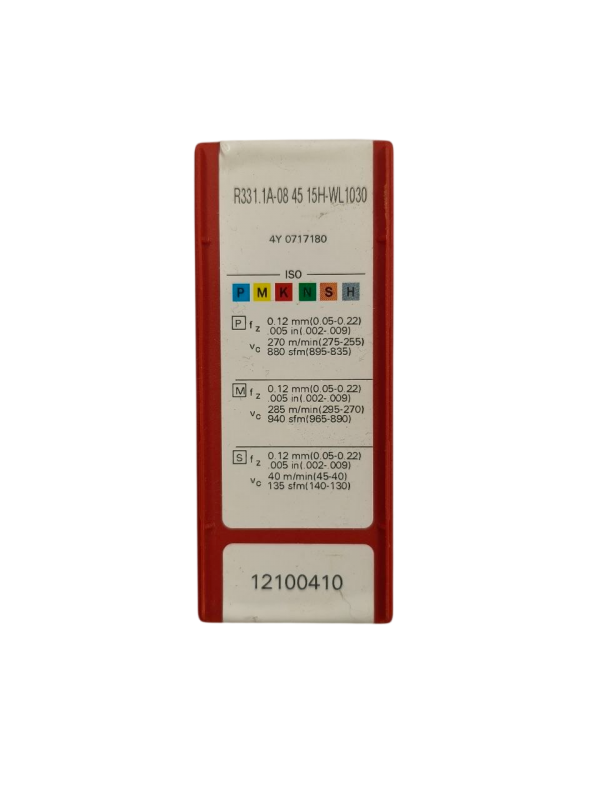 R331.1A-08 45 15H-WL1030 Пластина фрезерная Sandvik (P,M,S)