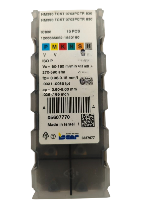 HM390 TCKT 0703PCTR IC830 Пластина фрезерная Iscar (P,M,S)