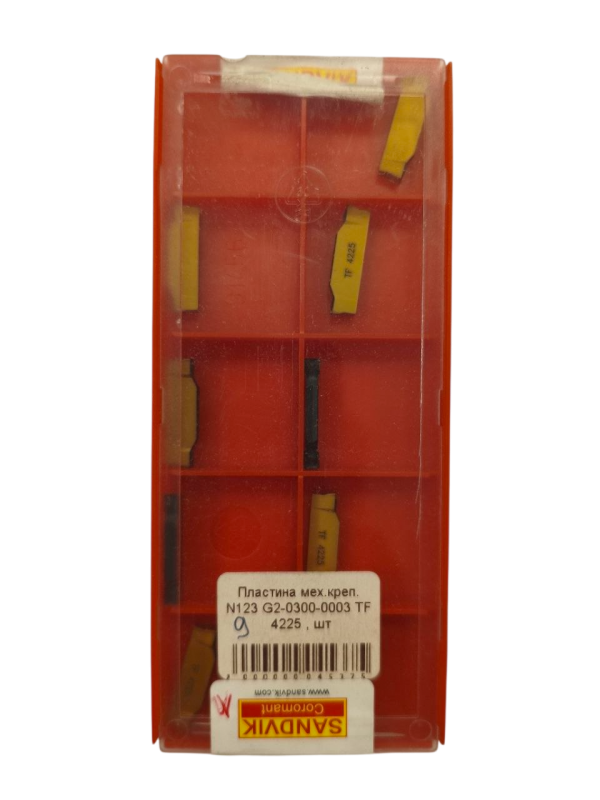 N123 G2-0300-0003 TF 4225 Пластина отрезная и канавочная Sandvik (P,M,H)