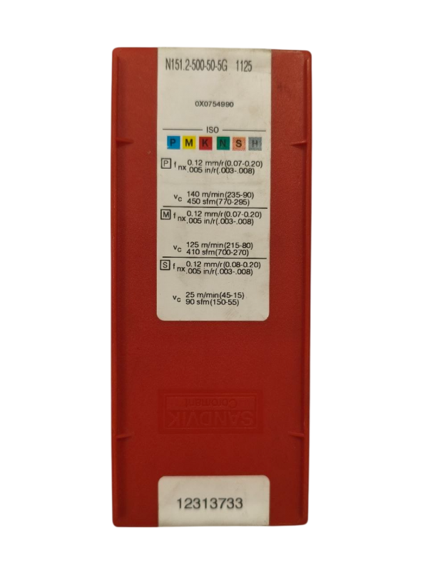 N151.2-500-50-5G 1125 Пластина отрезная и канавочная Sandvik (P,M,S)